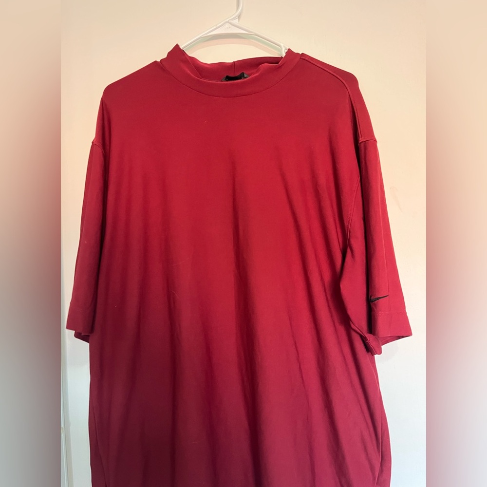 Nike Golf Tour Performance Dri Fit Red Athletic‎ Shirt Men's XL - Picture 2 of 7